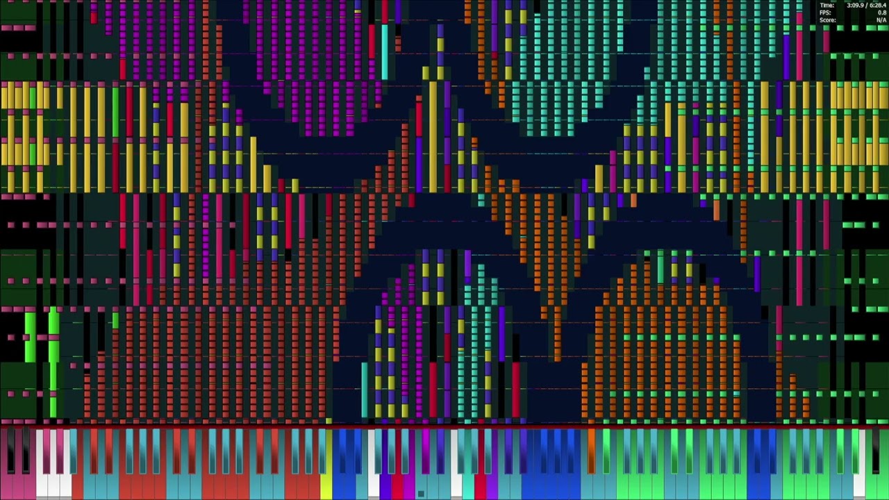 [Black MIDI] Tau 2 the song 12.56 Million (AMD E-240 Legit Run)