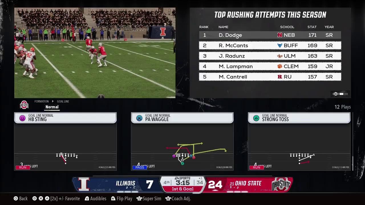 Heisman Hopefuls: S6 vs Illinois