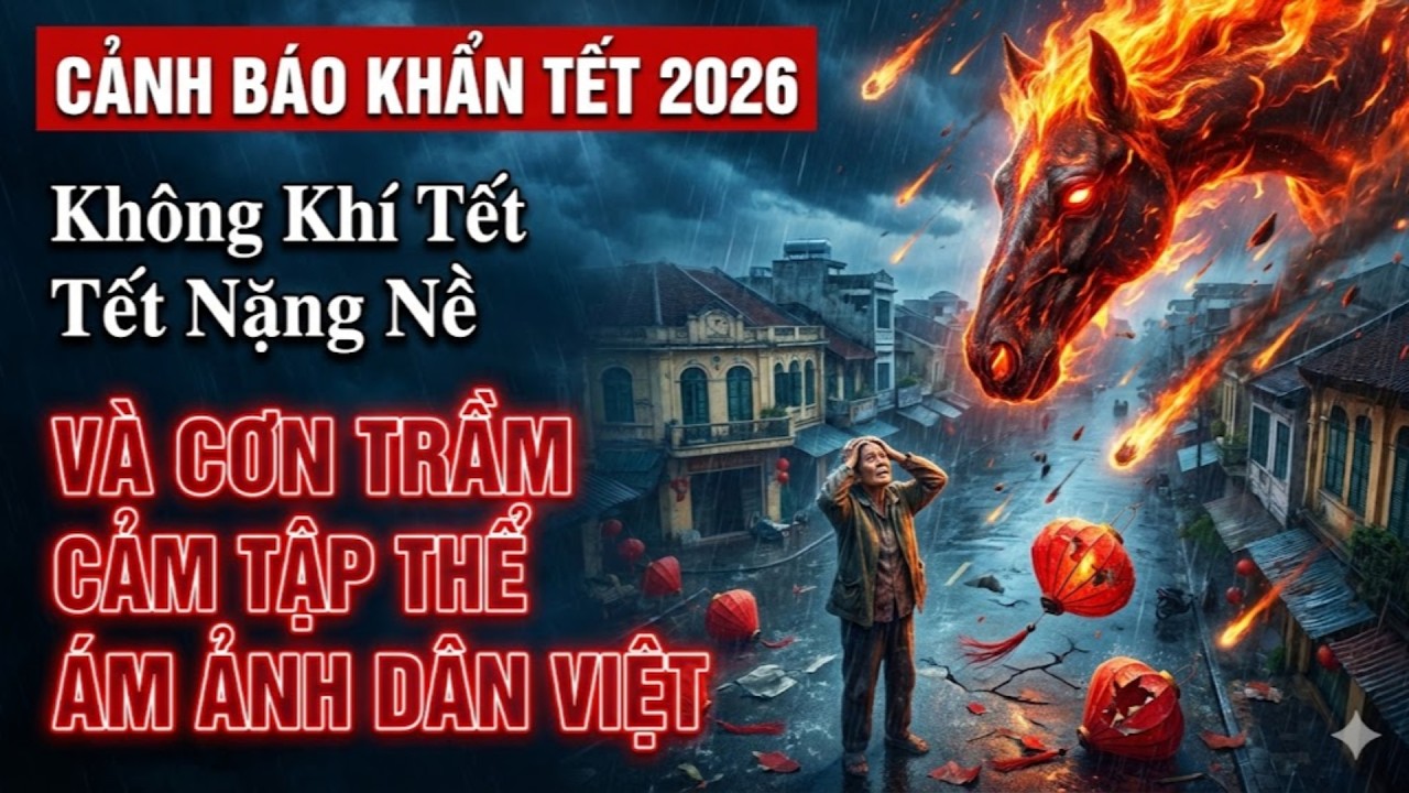 CẢNH BÁO TẾT 2026: BI KỊCH TẾT NẶNG NỀ CÙNG CƠN TRẦM CẢM TẬP THỂ ĐANG TẤN CÔNG NGƯỜI DÂN VIỆT