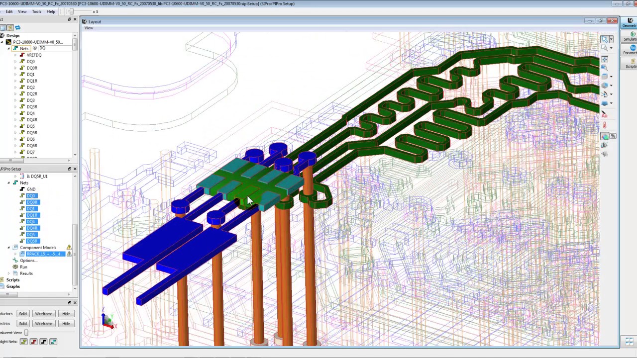 ODB++ File Import and SIPro Simulation