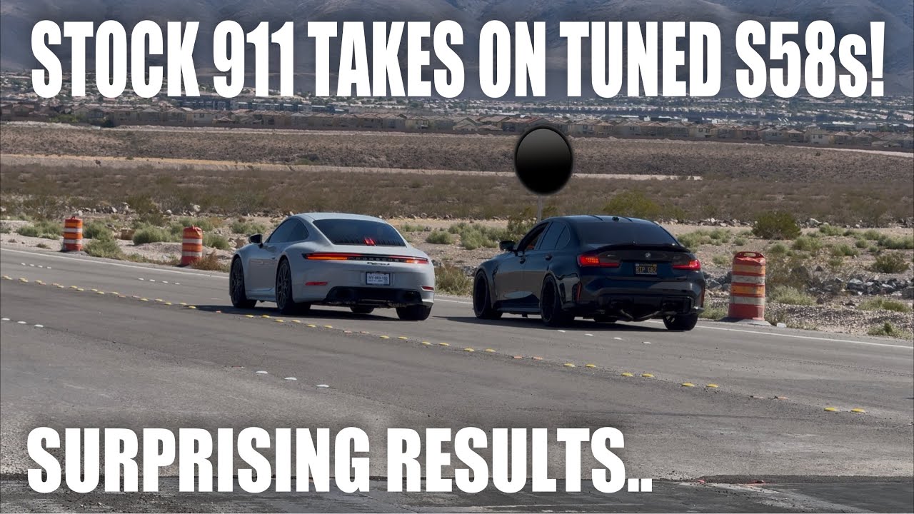 RACE: 2026 Porsche 911 Carrera S vs BMW M3 & M4 | + Bonus Runs
