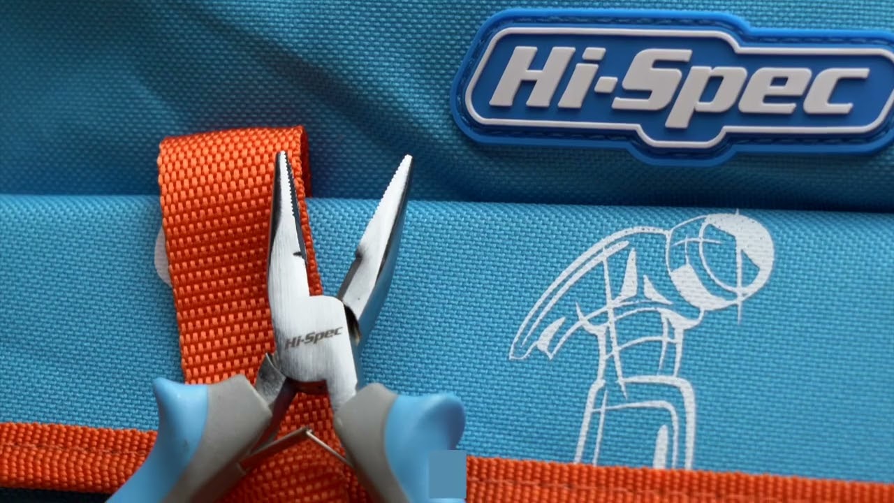 Hi-Spec 18 Piece Kids Tool Kit with Blue Tool Bag.