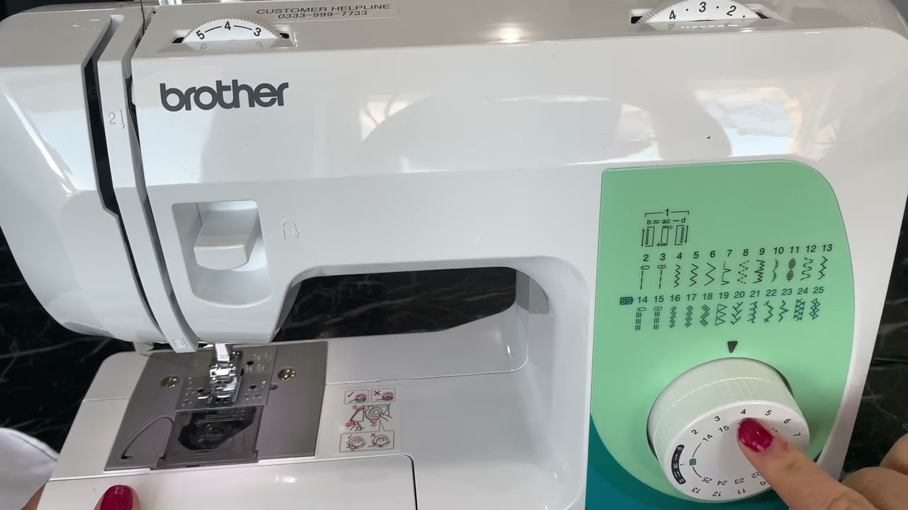 Brother sewing machine Instruction video