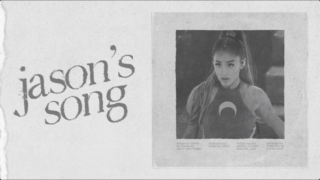 Ariana Grande - Jason's Song (Gave It Away) (Dangerous Woman Tour: Live Studio Version)