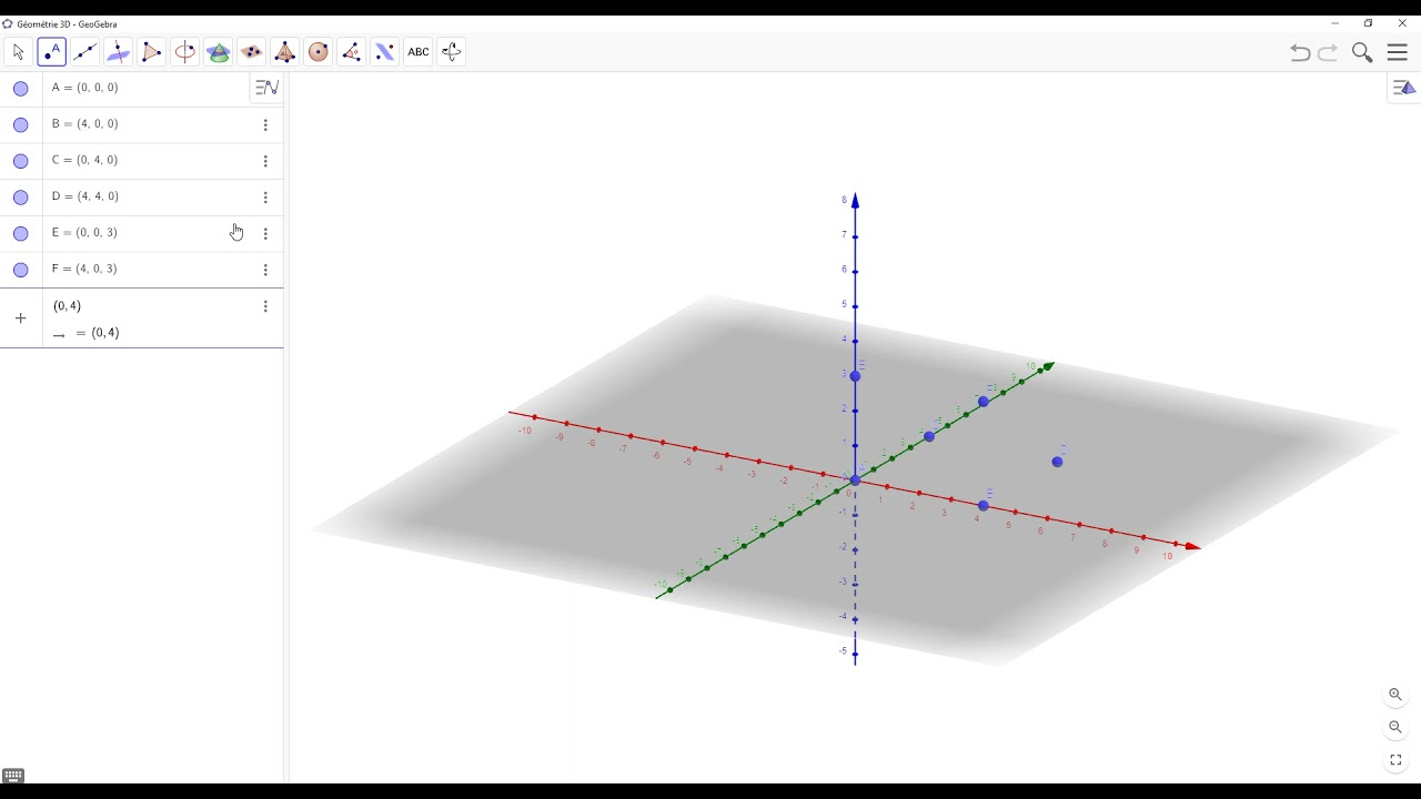 Tutoriel : Construire des solides avec GeoGebra