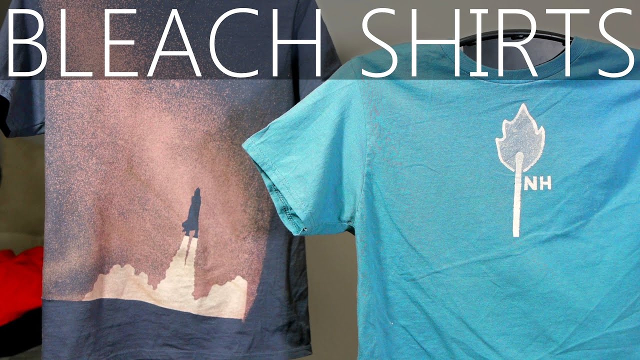 How To Design Custom Shirts With Bleach