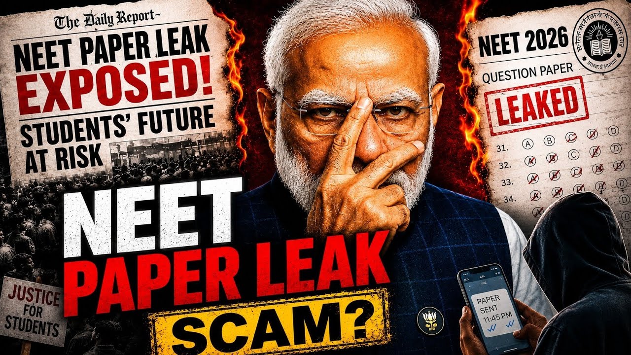NEET 2026 Paper Leak Scam Exposed | Students Future At Risk! | Indian education System 