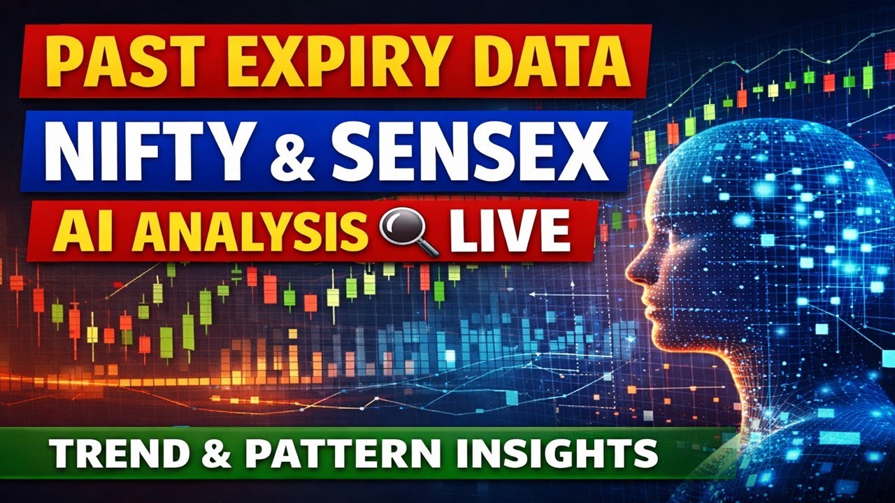 AI Data Analysis LIVE 🔴 | NIFTY & SENSEX All Past Expiry Analysis | Trend & Insights | Hindi
