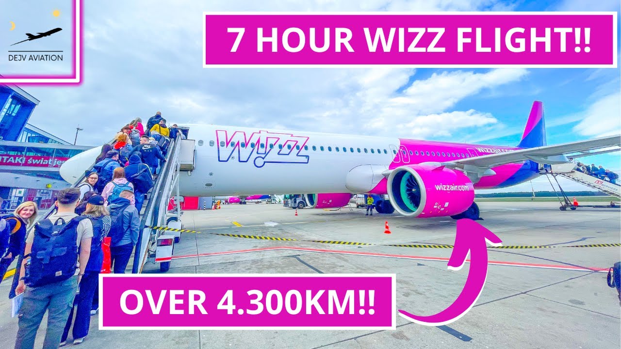 [4K] TR | The longest WIZZAIR flight!! | Airbus A321neo Wizz Air Abu Dhabi | Abu Dhabi to Rome FCO