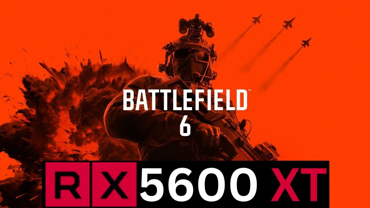 Battlefield 6 Gameplay RX 5600 XT 1080P FSR Framegen Benchmark 5600X