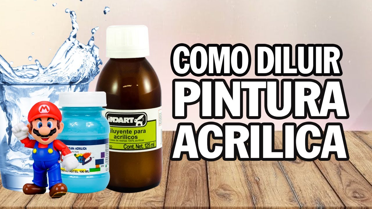 Diluyentes para pintura acrilica
