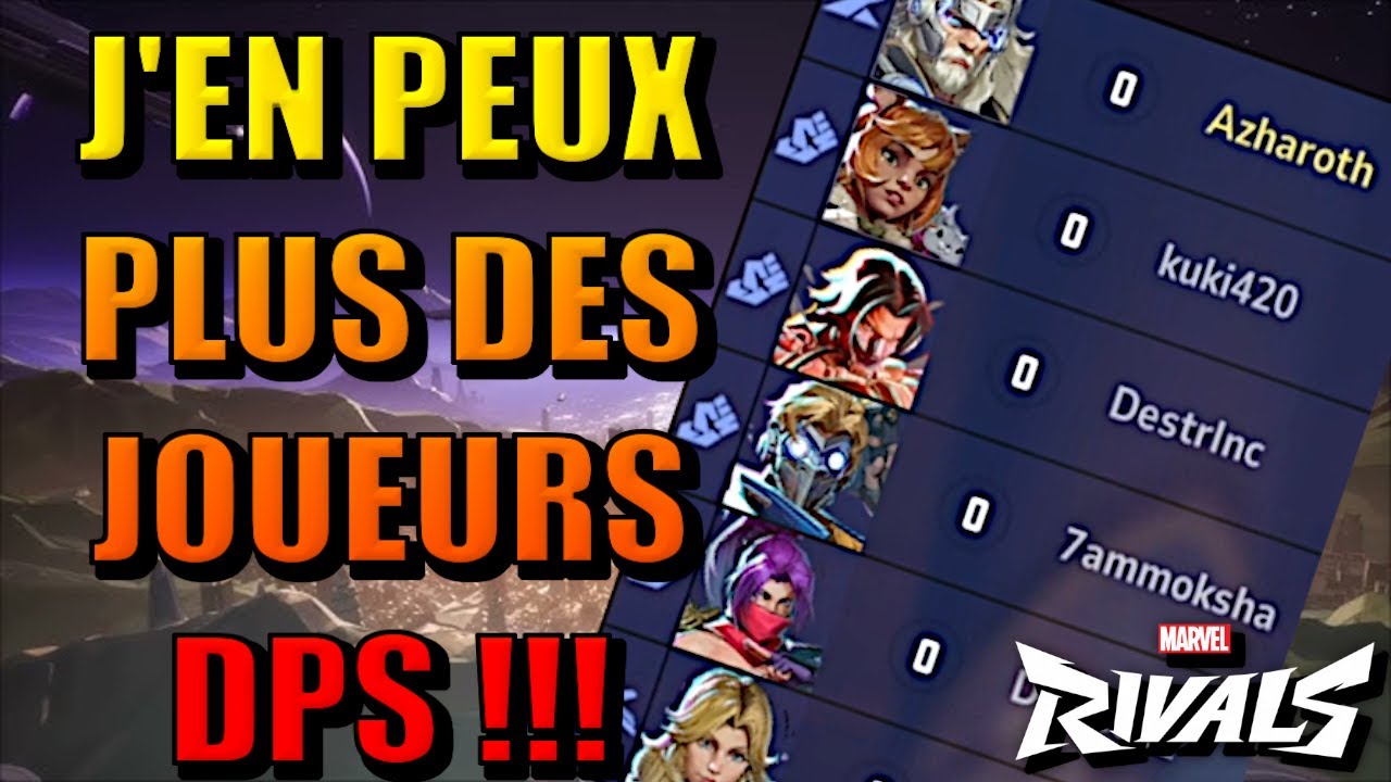 ILS PRENNENT 4 DPS ! ENVIE DE CR*VER ! Ranked Marvel Rivals !