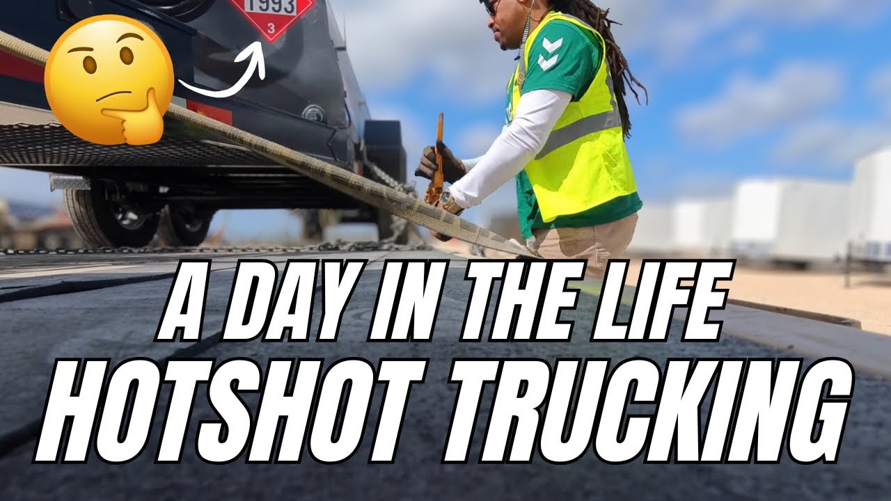 День из жизни Hotshot Trucking в Техасе 2025 | ЛЕГАЛЬНАЯ загрузка с табличками HAZMAT!?