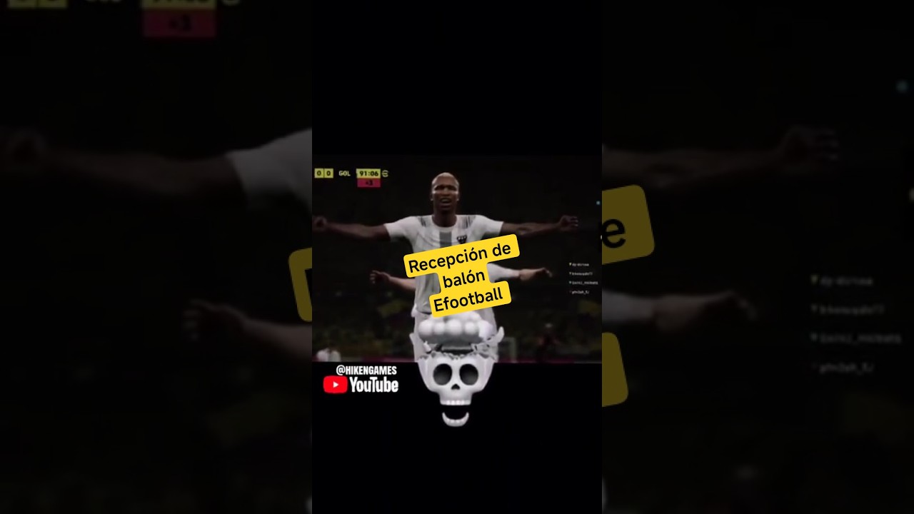 CÓMO RECEPCIONAR el BALON en EFOOTBALL 🎮 (alternativa) #ps5 #shorts