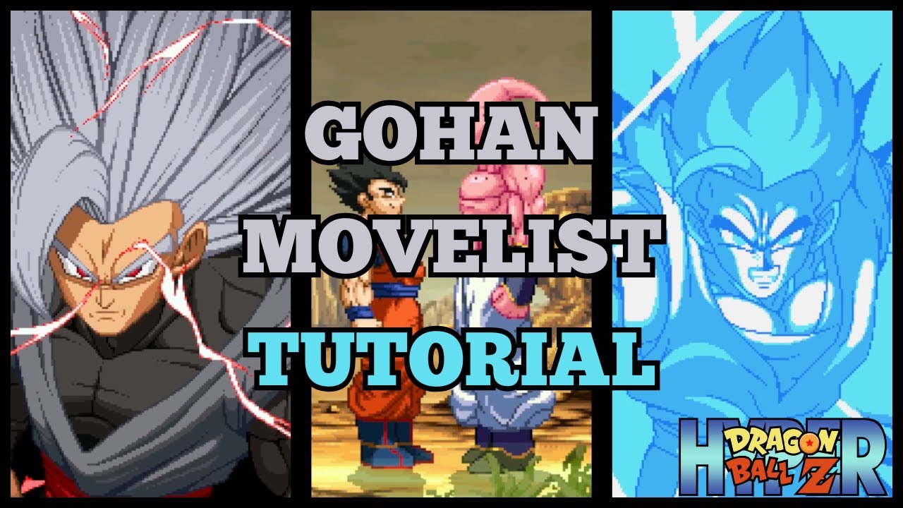 Gohan Move List in Hyper Dragon Ball Z: Moves, Supers, Ultimates, Finishers and Alternate Colours