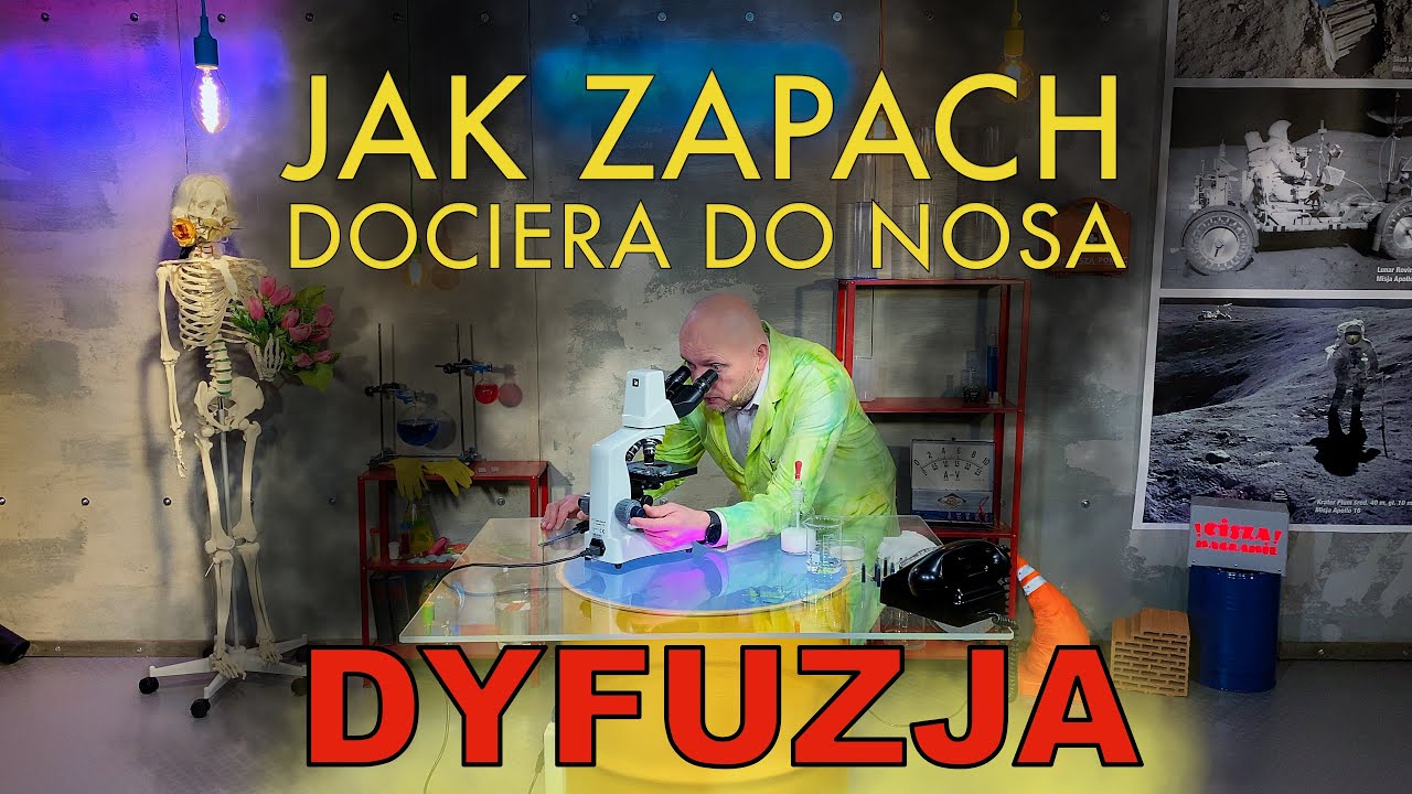 Jak zapach dociera do nosa? Dyfuzja &ndash; Eksperyment