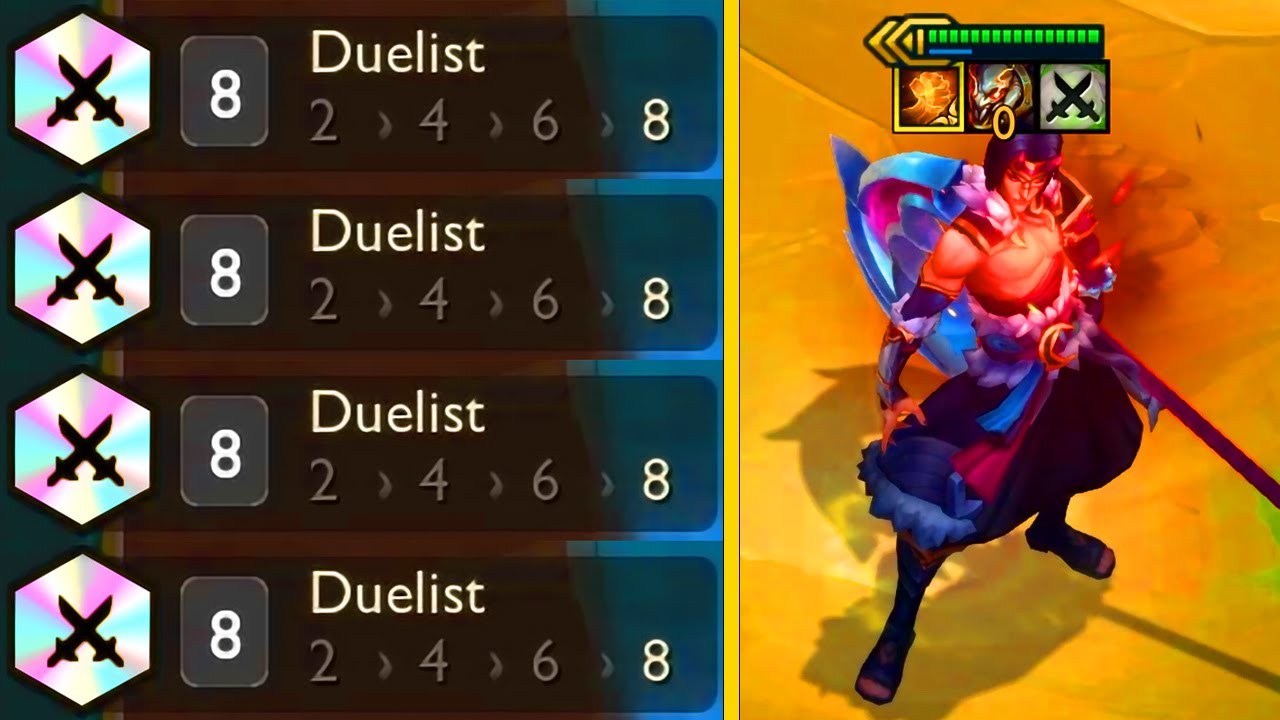 I GOT A KAYN 3 STAR AND GAVE HIM AN 8 DUELIST BUFF! HE DESTROYED EVERYONE! TFT SET 11