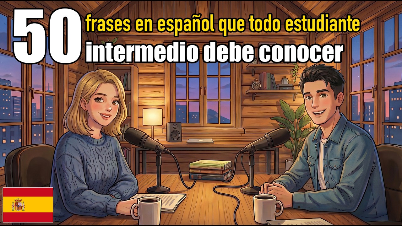 50 Spanish Phrases Every Intermediate Student Must Know! | Daily Spanish Conversation Practice