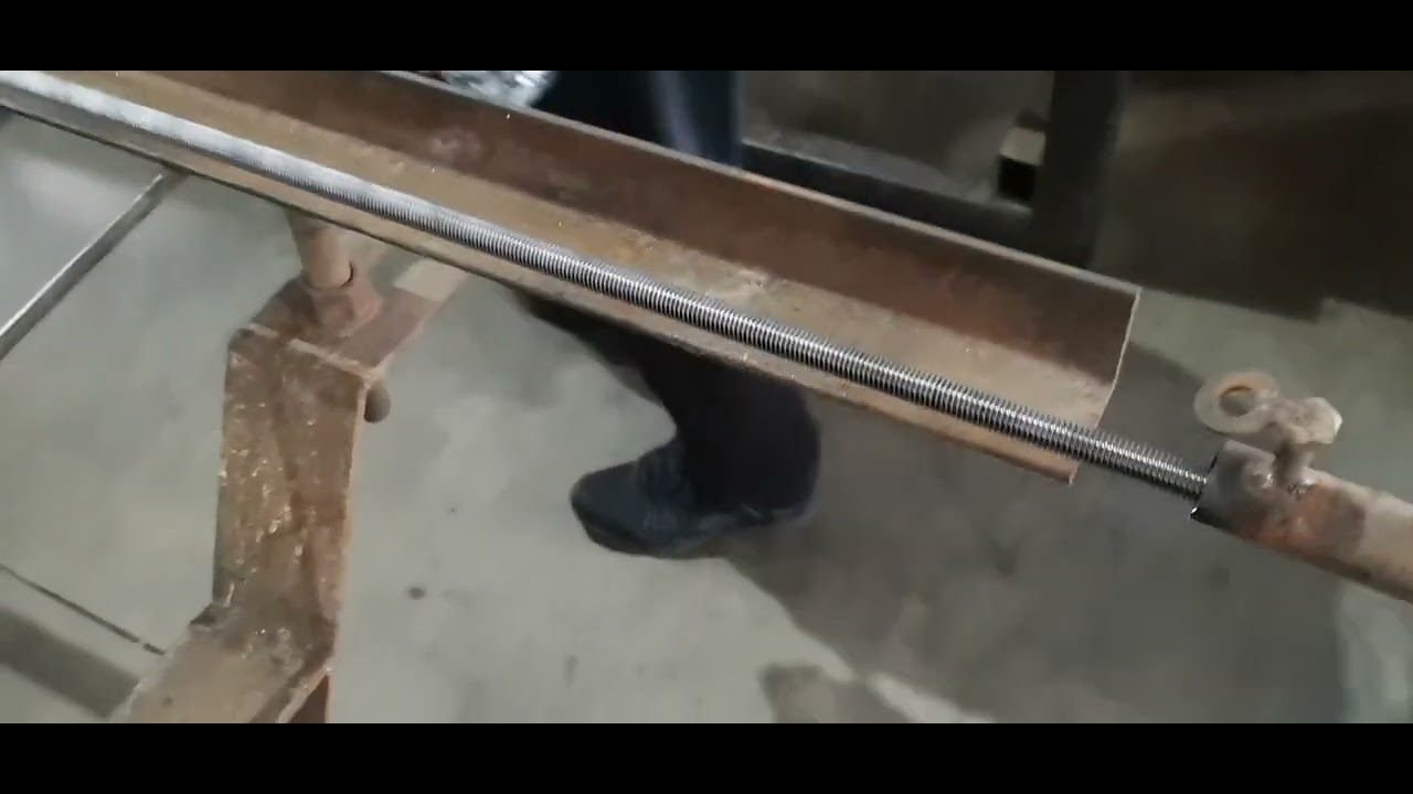 6mm-12mm threaded rod making machine line with automatic straightening and cutting machine