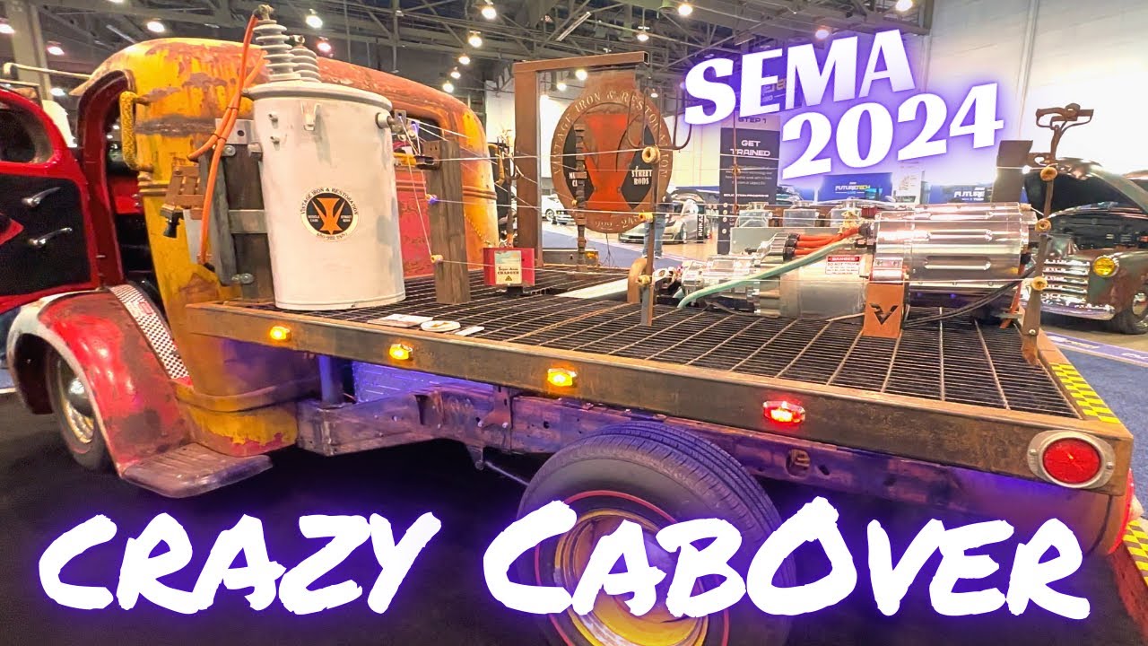 Безумный грузовик CABOVER! Ford COE 1947 года — SEMA 2024