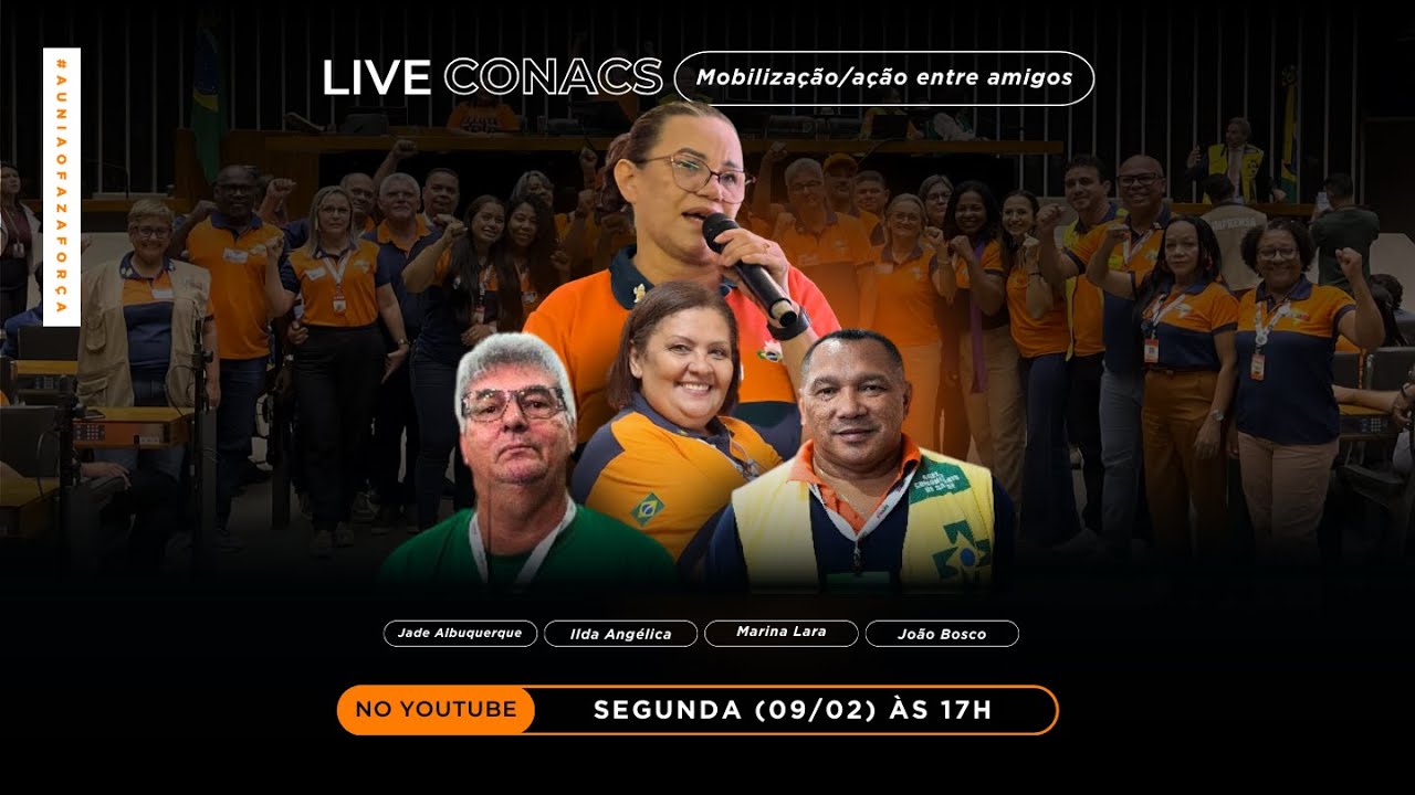 LIVE CONACS | MOBILIZAÇÃO MARÇO 2026