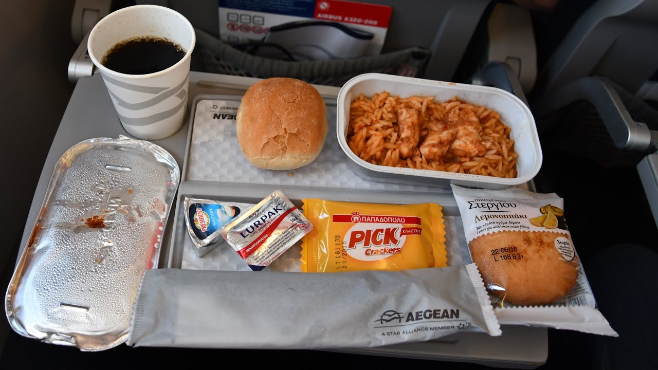 Aegean Airlines Economy Class | Airbus A320 | Flight A3857 Geneva - Athens