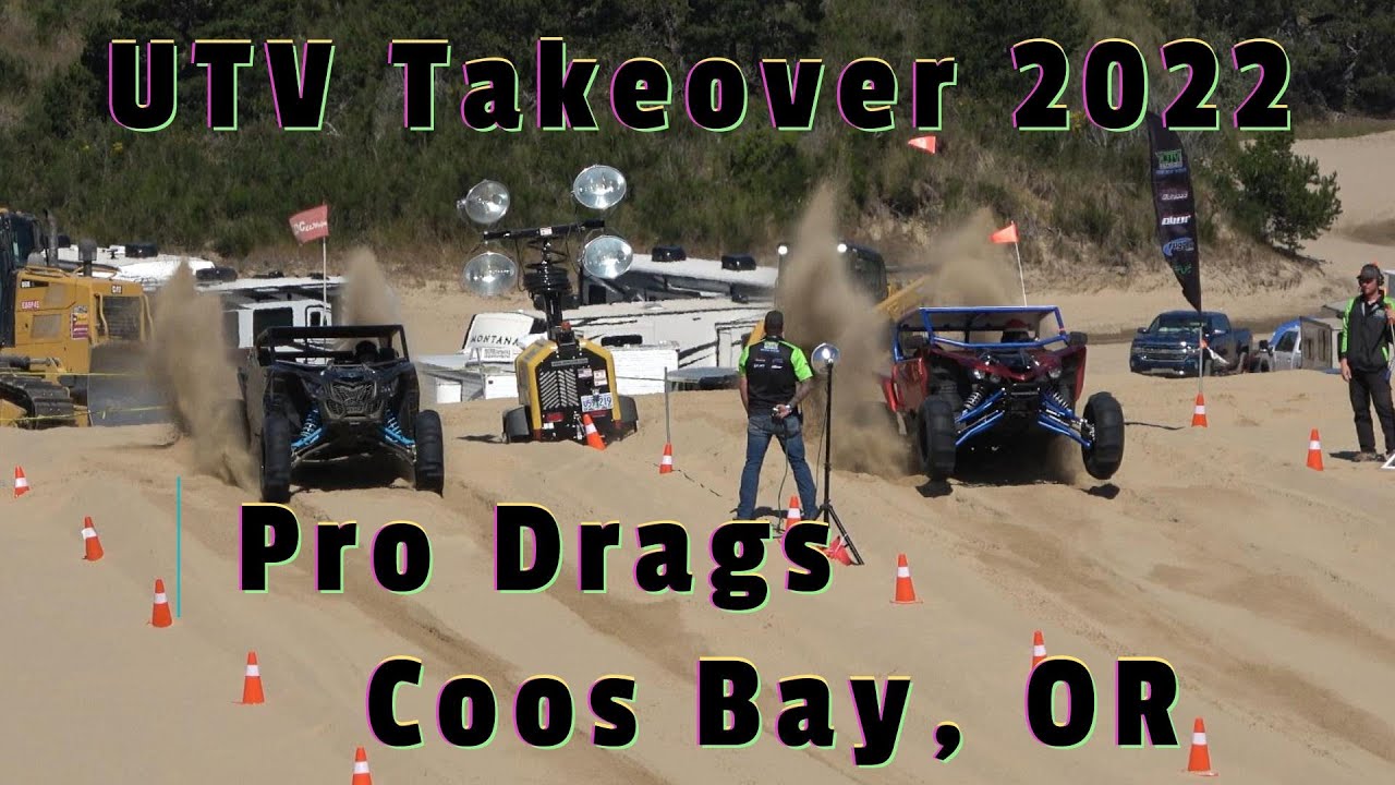 UTV Takeover 2022 Pro Drags - Coos Bay, OR - Some insanely fast SXSs!!!