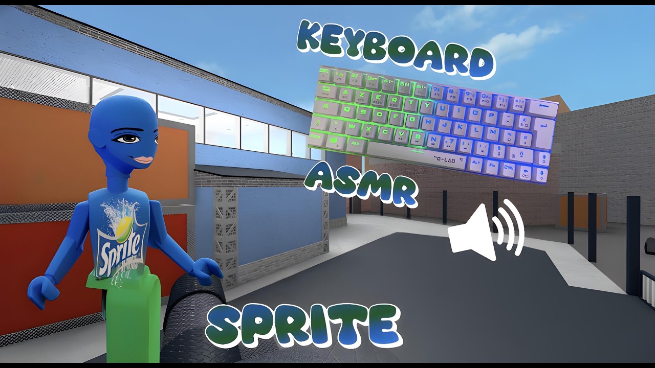 PLAYING MM2 AS SPRITE *Keyboard ASMR*