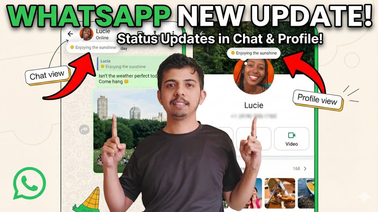 Update whatsapp profile note and about status notes | Indian Sign Language I Deaf 