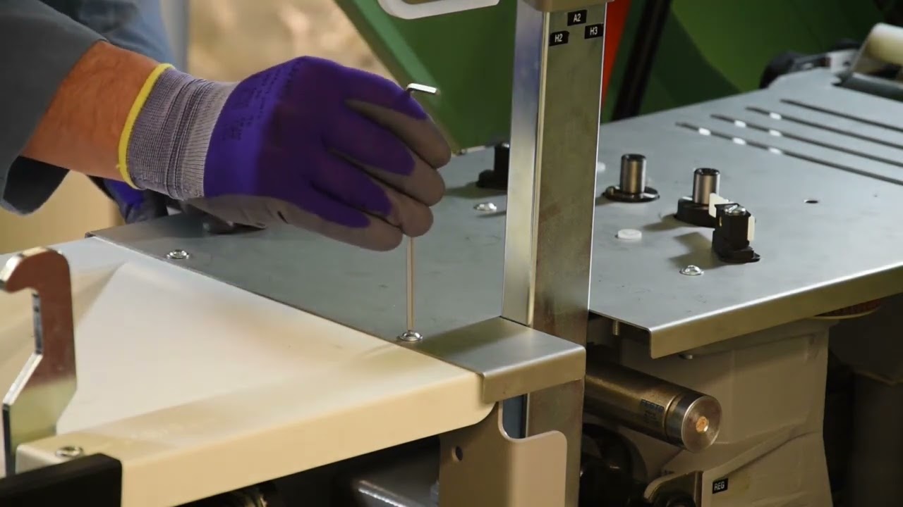 RSB-D50 scanning roller belt adjustment