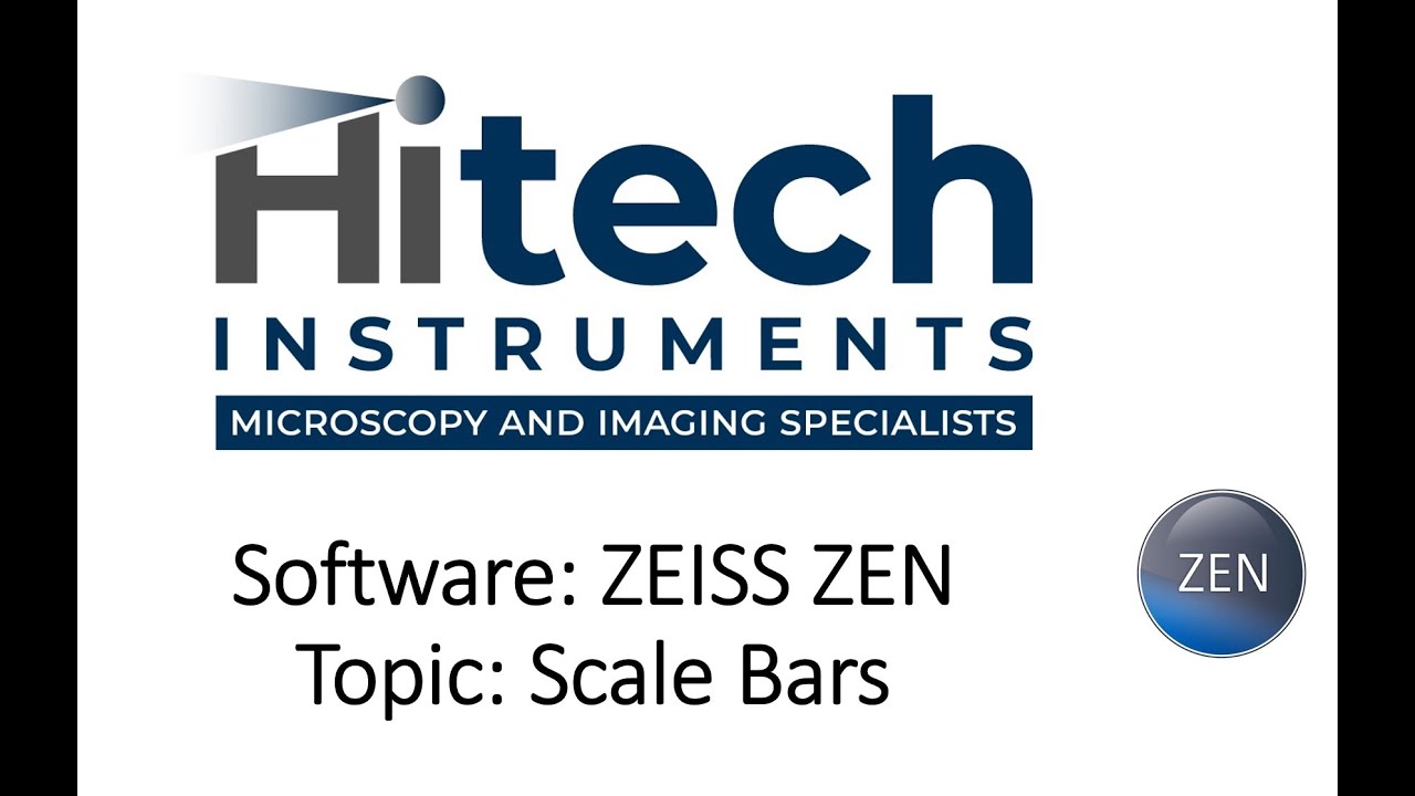 ZEISS ZEN Software || How to Add and Edit Scale Bars