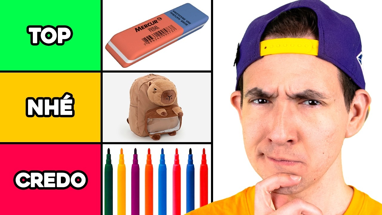 RANKEAMOS TODOS os MATERIAIS ESCOLARES (Não comprem esse!)
