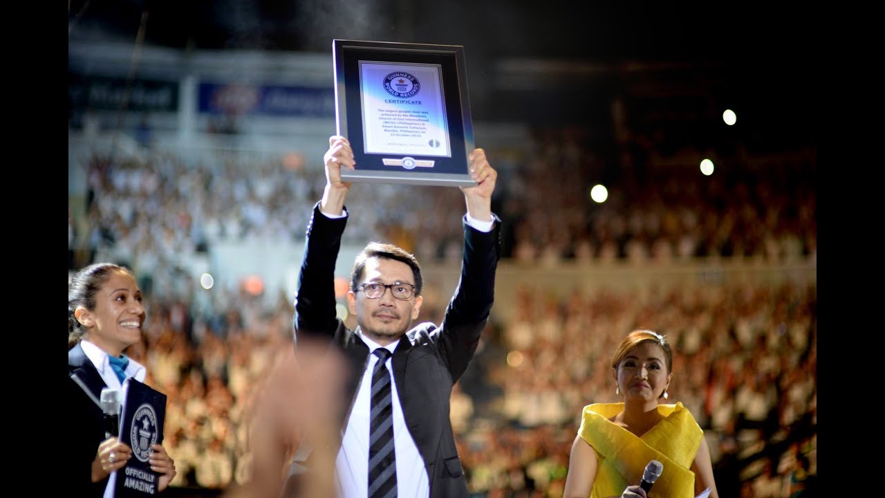 MCGI bags Guinness World Record for the Largest Gospel Choir