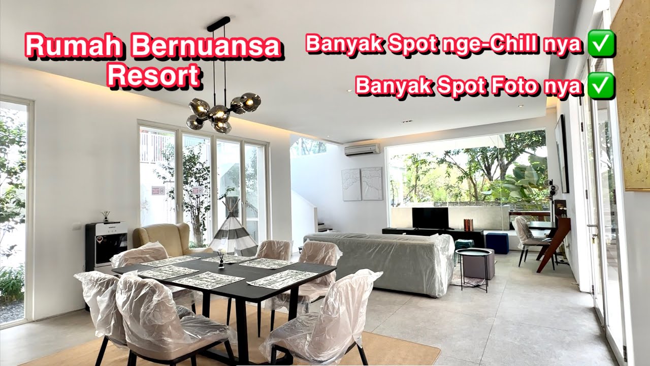 RUMAH MEWAH BER KONSEP RESORT  7 MILYAR-AN Home Tour