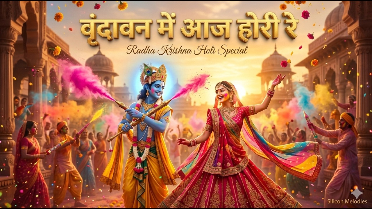 वृंदावन में आज होरी रे | Radha Krishna Holi Special | Silicon Melodies