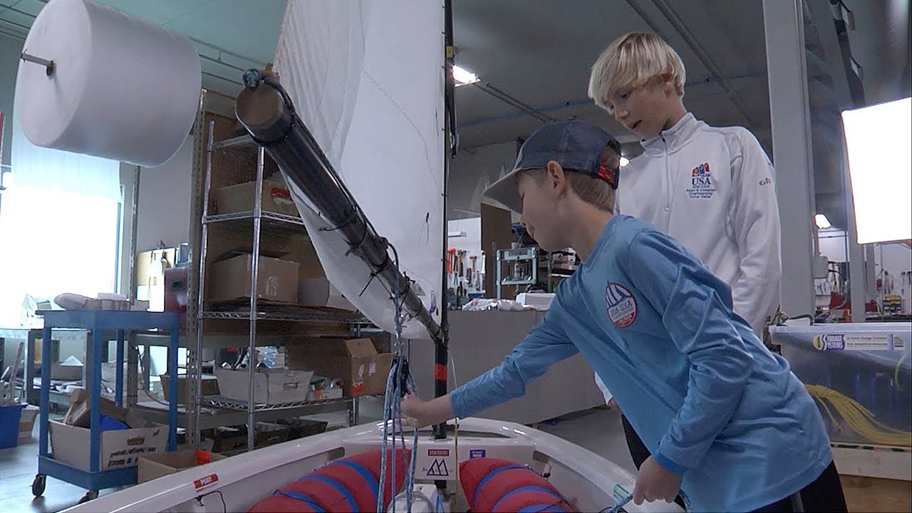 Rigging a Quick Release Opti Mainsheet