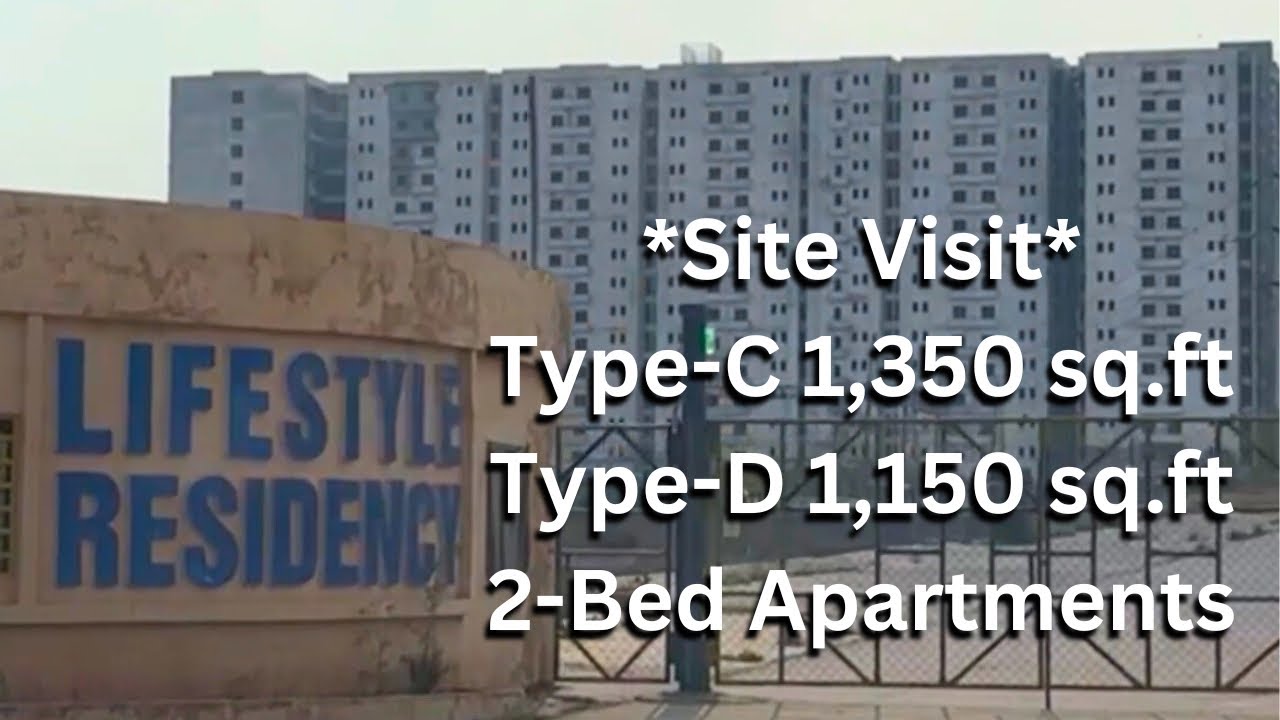 Lifestyle Residency Flats G-13 Islamabad. Site Visit Type-C & Type-D 2-Bed Apartments G-13 Islamabad
