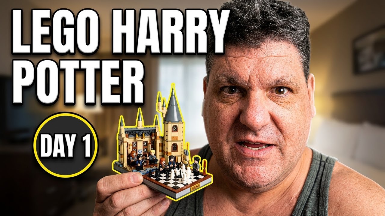 Day 1 - LEGO Harry Potter 76454 Hogwarts Castle Build Challenge in 10 Days