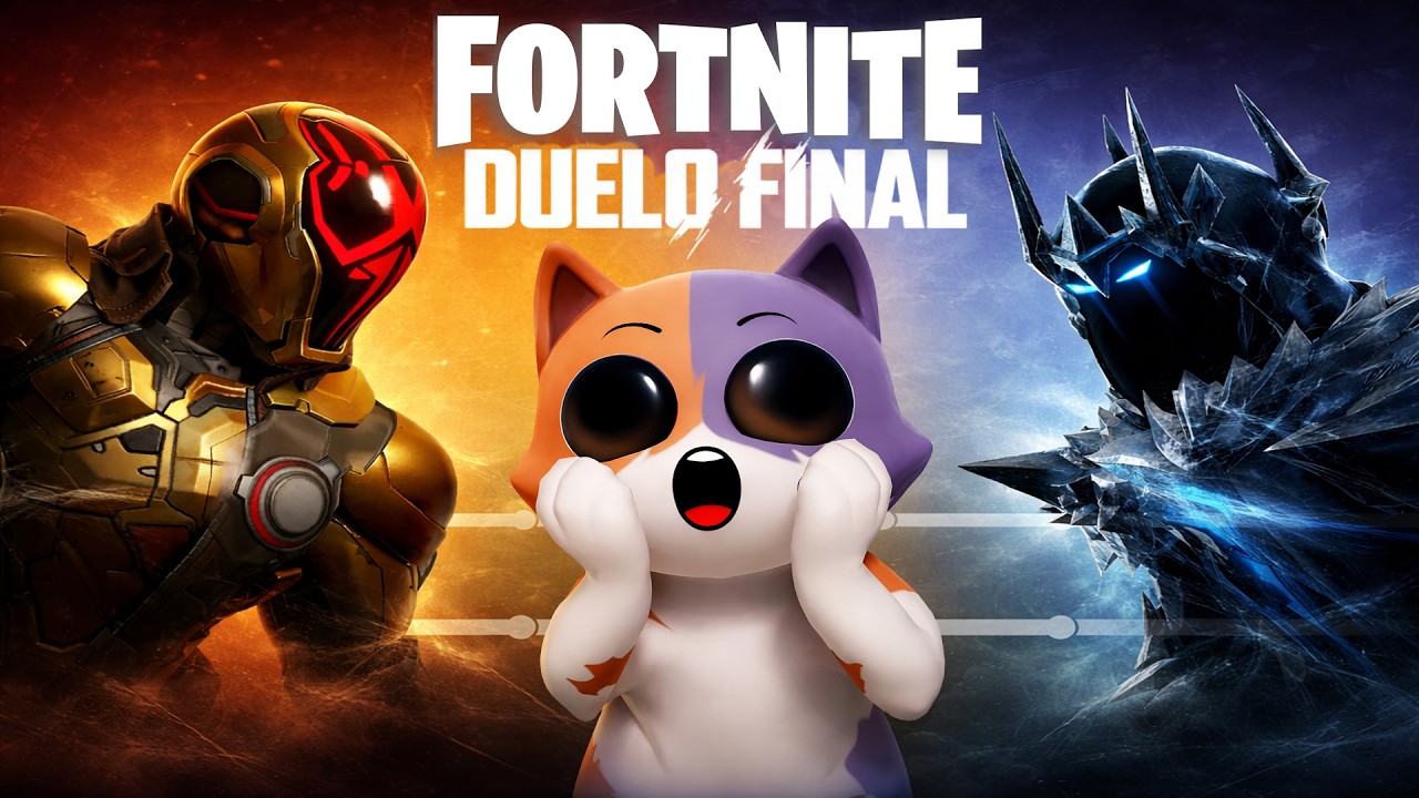 GATITO REACCIONA a la NUEVA TEMPORADA *DUELO FINAL* de FORTNITE 😱😍 - Gatoronron