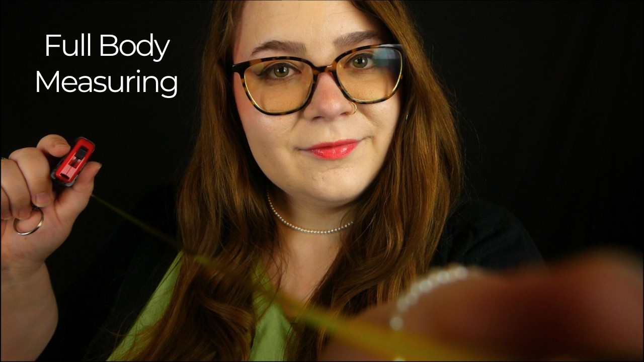 Medical Model Measuring (Metal Measuring Tape, Calipers) 📏 ASMR Roleplay