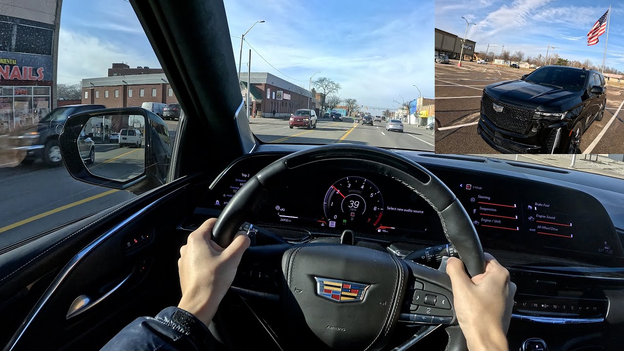 Обзор Cadillac Escalade V 2024 года: завышенная цена и халтура.