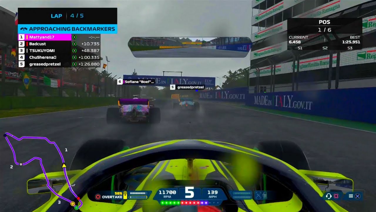 Always be aware of backmarkers in online ~ F1 2021