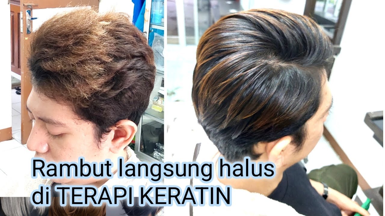 rambut rusak parah langsung halus di treatmet keratin