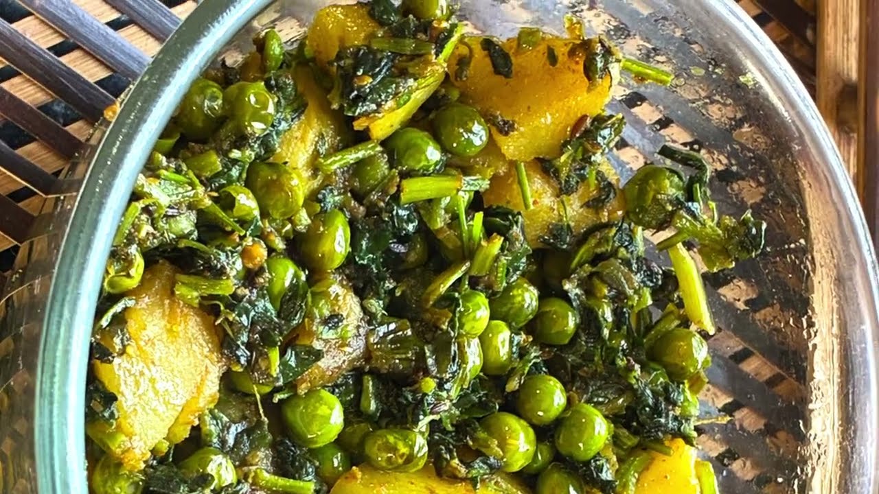 ALOO METHI MATAR KI SABJI ( RECIPE FOR BEGINNERS)  