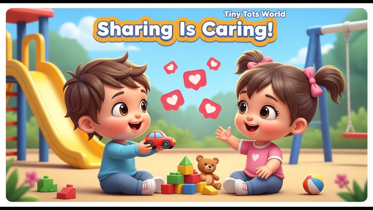 Sharing Is Caring Song 🤝 | Good Manners Song for Kids