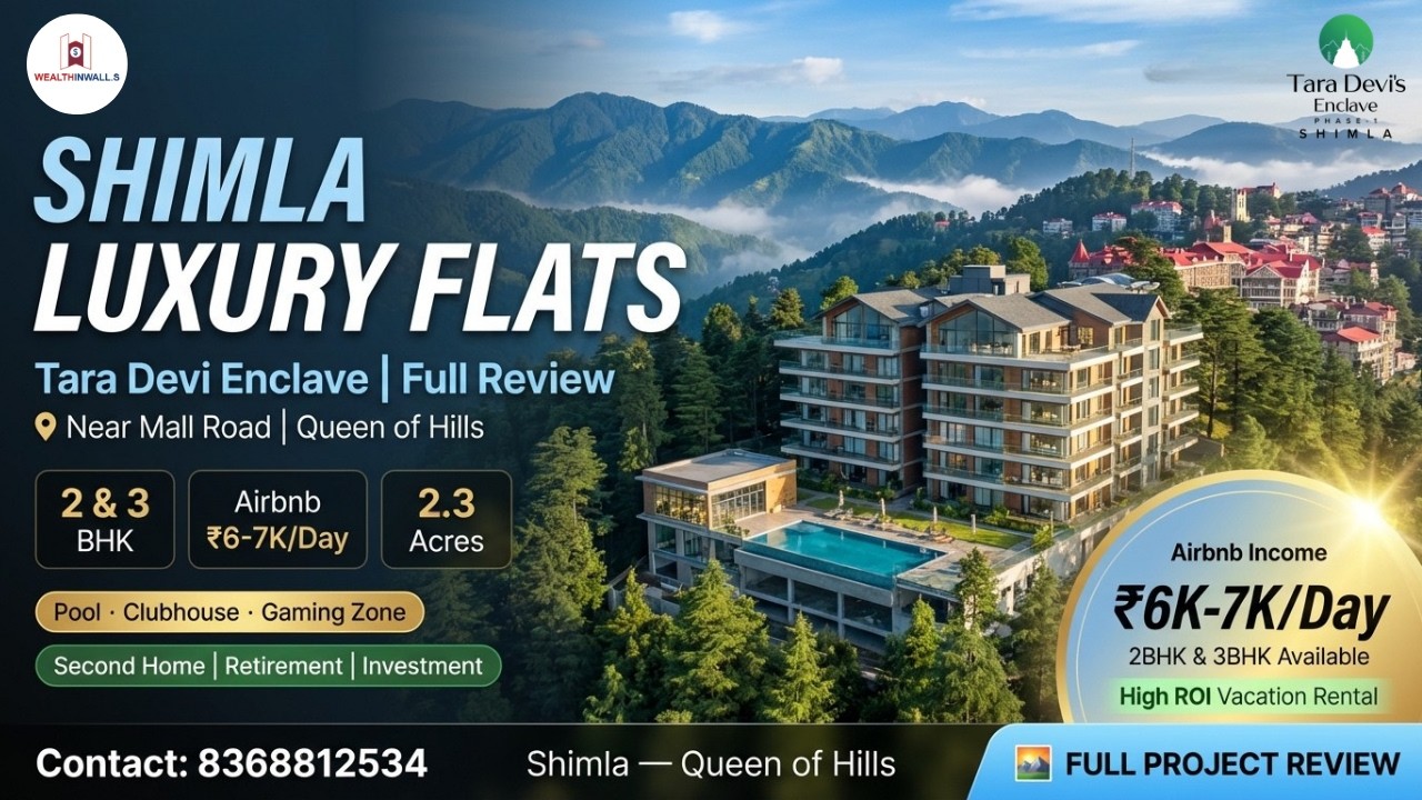 Luxury Flats in Shimla | Tara Devi Enclave Full Review | Price, Location & ROI