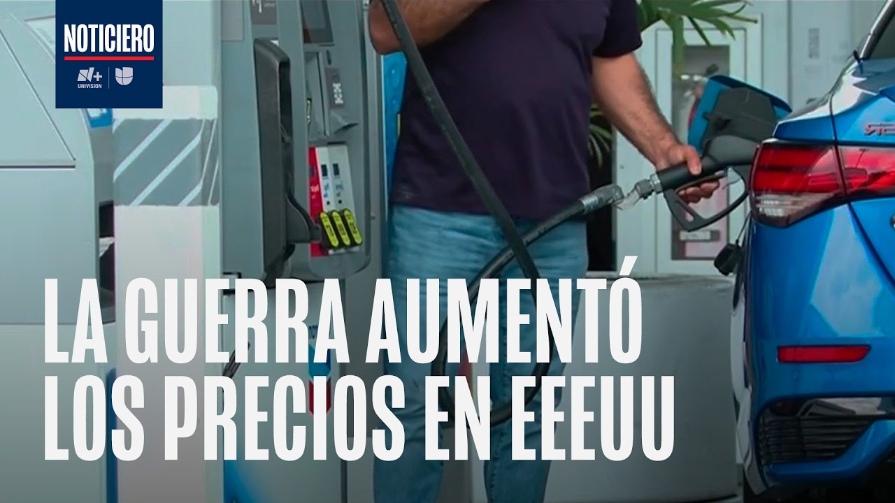 Precio de la gasolina va en aumento EEUU tras la guerra con Irán