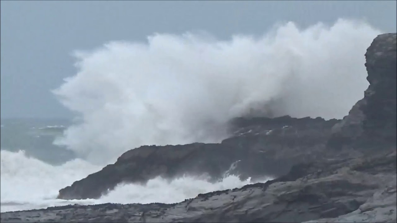 Hurricane Brian at Port Isaac