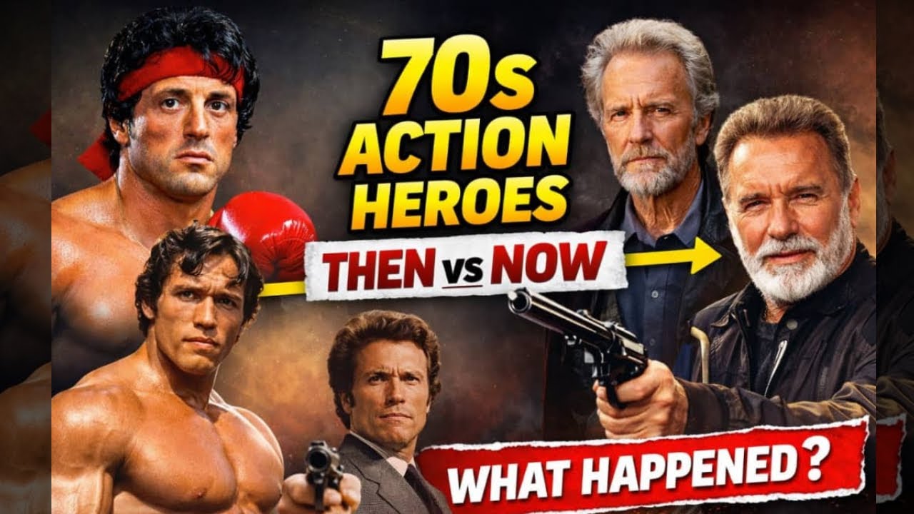 30 Legendary 70s Action Stars: Then and Now (2026)