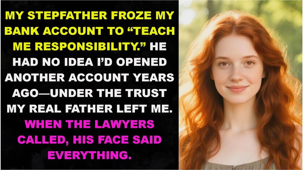 My Stepfather Froze My Bank Account To “Teach Me Responsibility.” He Had No Idea I’d Opened...